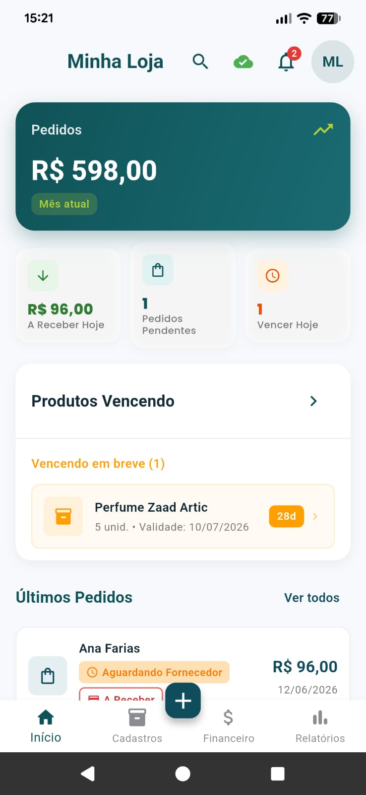TALI App Dashboard